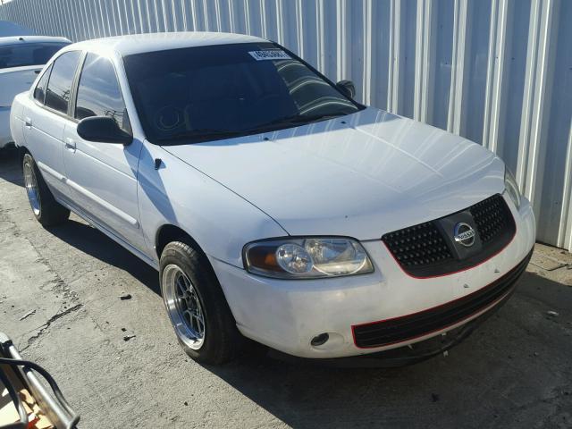 3N1CB51D15L525281 - 2005 NISSAN SENTRA 1.8 WHITE photo 1