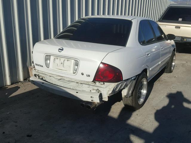 3N1CB51D15L525281 - 2005 NISSAN SENTRA 1.8 WHITE photo 4