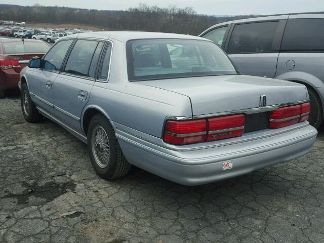 1LNLM974XRY649264 - 1994 LINCOLN CONTINENTA BLUE photo 3