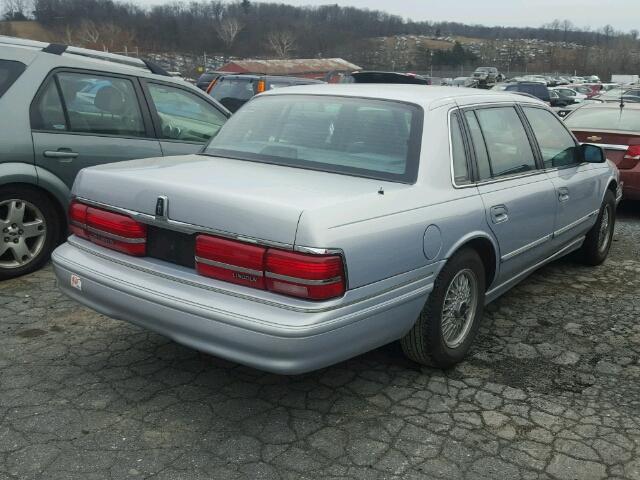 1LNLM974XRY649264 - 1994 LINCOLN CONTINENTA BLUE photo 4