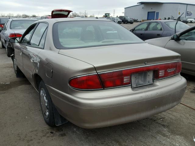 2G4WS52JX21238920 - 2002 BUICK CENTURY CU GOLD photo 3