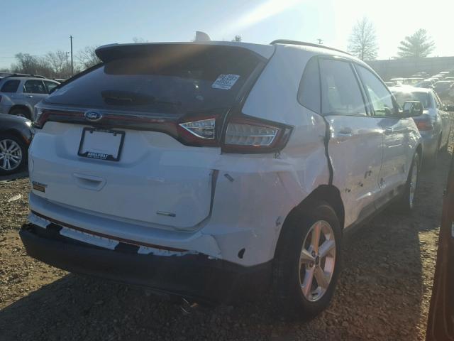 2FMPK4G92HBB16634 - 2017 FORD EDGE SE WHITE photo 4