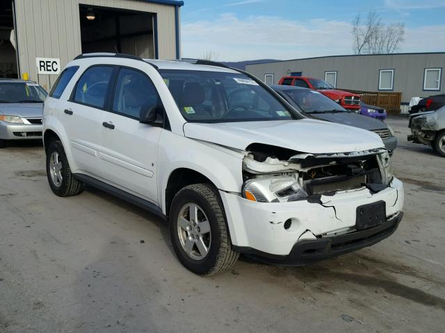 2CNDL13F376228019 - 2007 CHEVROLET EQUINOX LS WHITE photo 1