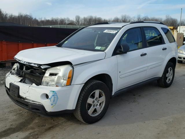 2CNDL13F376228019 - 2007 CHEVROLET EQUINOX LS WHITE photo 2