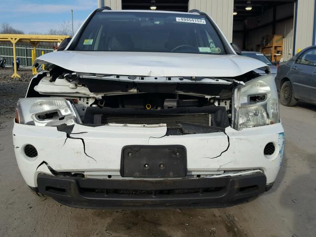 2CNDL13F376228019 - 2007 CHEVROLET EQUINOX LS WHITE photo 9