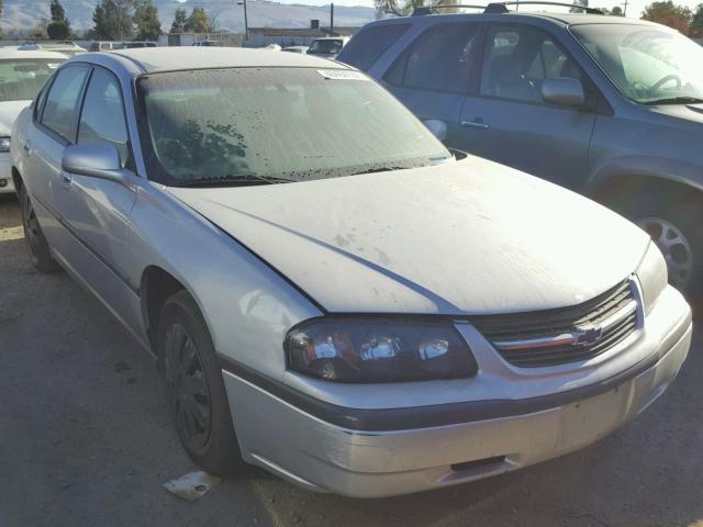 2G1WF55E829334496 - 2002 CHEVROLET IMPALA SILVER photo 1