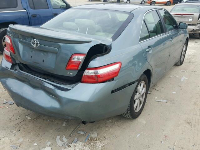 4T4BE46K39R120246 - 2009 TOYOTA CAMRY BASE BLUE photo 4