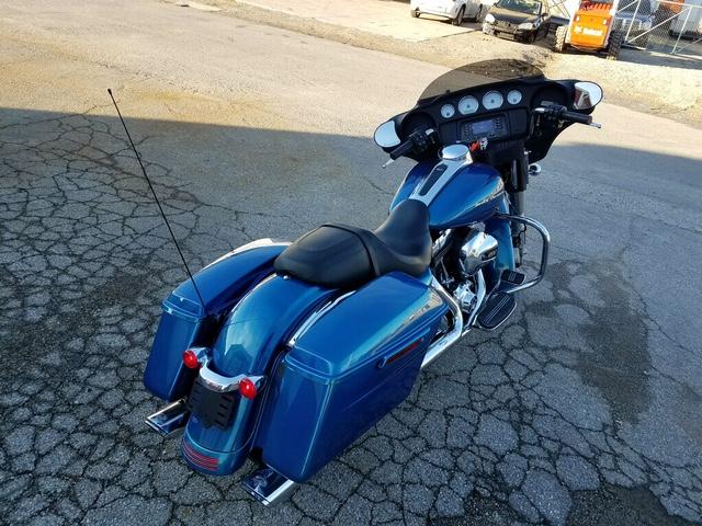 1HD1KBM16EB658543 - 2014 HARLEY-DAVIDSON FLHX STREE BLUE photo 4