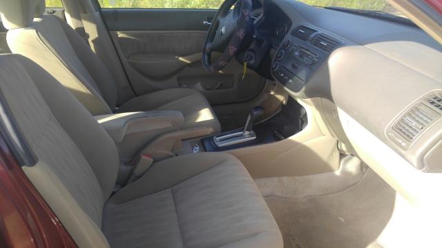 2HGES26775H536965 - 2005 HONDA CIVIC EX მუქწითელი ფოტო 5