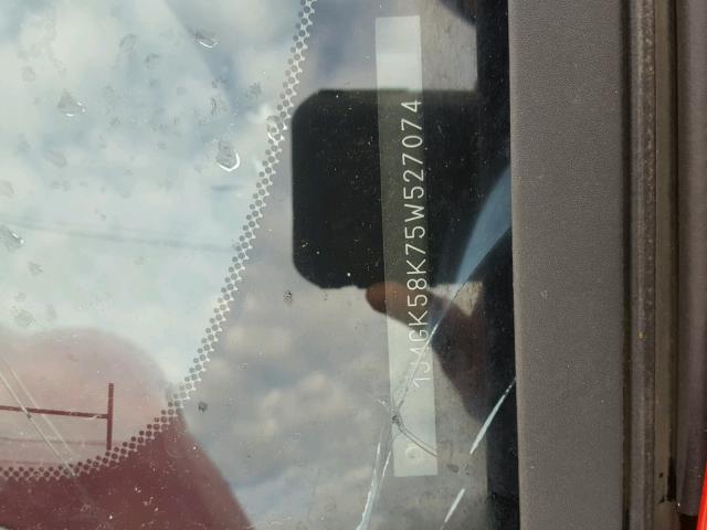 1J4GK58K75W527074 - 2005 JEEP LIBERTY LI RED photo 10