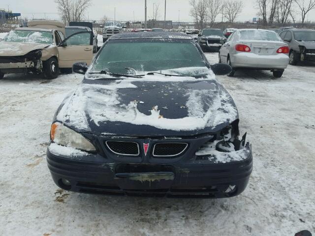 1G2NF52E3YC551533 - 2000 PONTIAC GRAND AM S 蓝色 照片 9