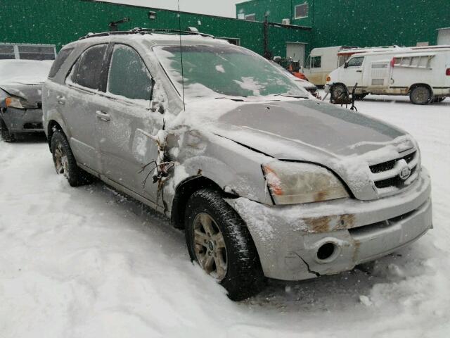 KNDJC733445231549 - 2004 KIA SORENTO EX GRAY photo 1