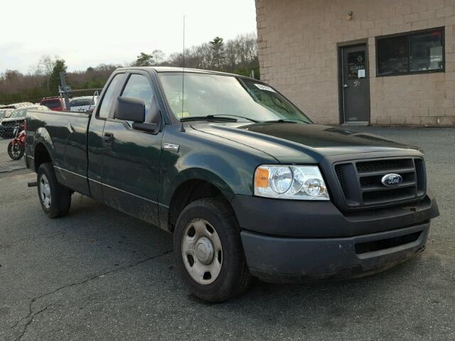 1FTRF12227NA39261 - 2007 FORD F150 GREEN photo 1