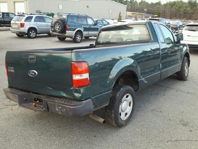 1FTRF12227NA39261 - 2007 FORD F150 GREEN photo 4