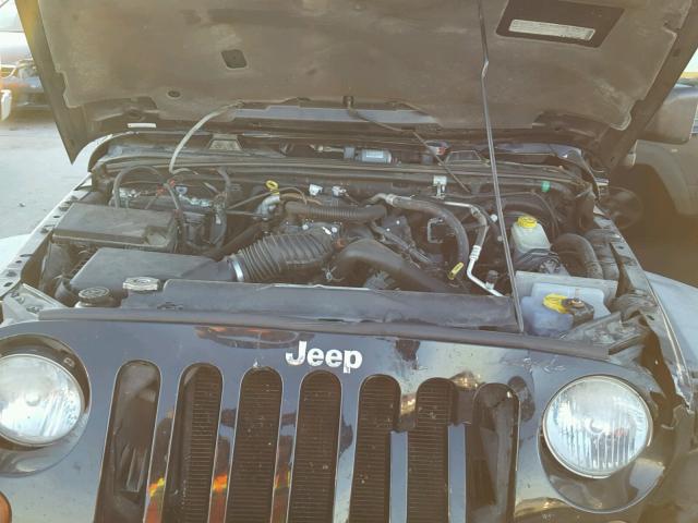 1J4GA641X8L650508 - 2008 JEEP WRANGLER R BLACK photo 7