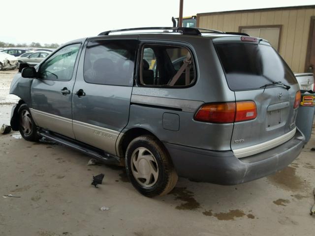 4T3ZF13C7XU137122 - 1999 TOYOTA SIENNA LE GRAY photo 3