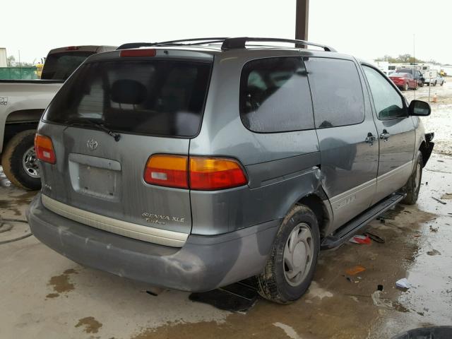 4T3ZF13C7XU137122 - 1999 TOYOTA SIENNA LE GRAY photo 4