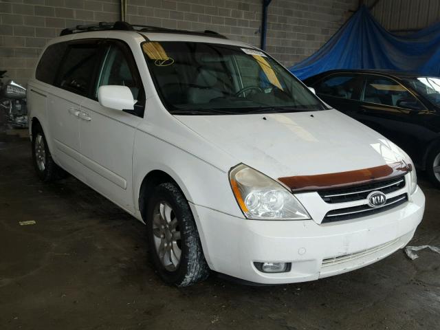 KNDMB233476150522 - 2007 KIA SEDONA EX WHITE photo 1