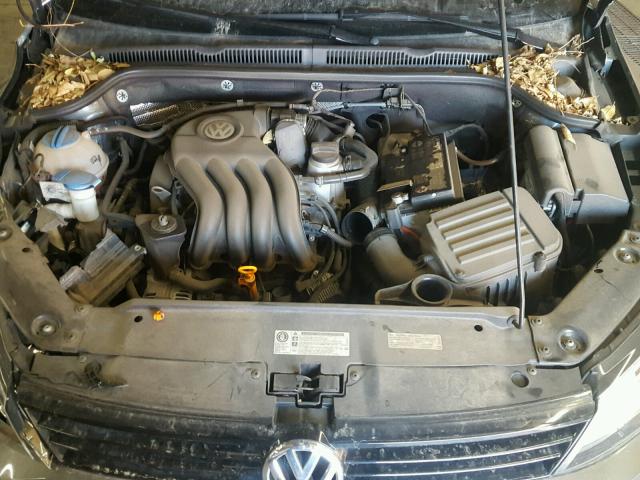 3VW1K7AJ4CM379369 - 2012 VOLKSWAGEN JETTA BASE GRAY photo 7