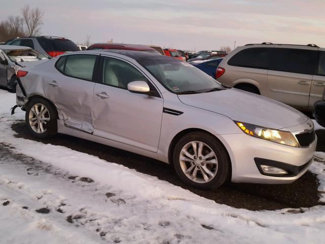 5XXGN4A73DG223530 - 2013 KIA OPTIMA EX SILVER photo 1