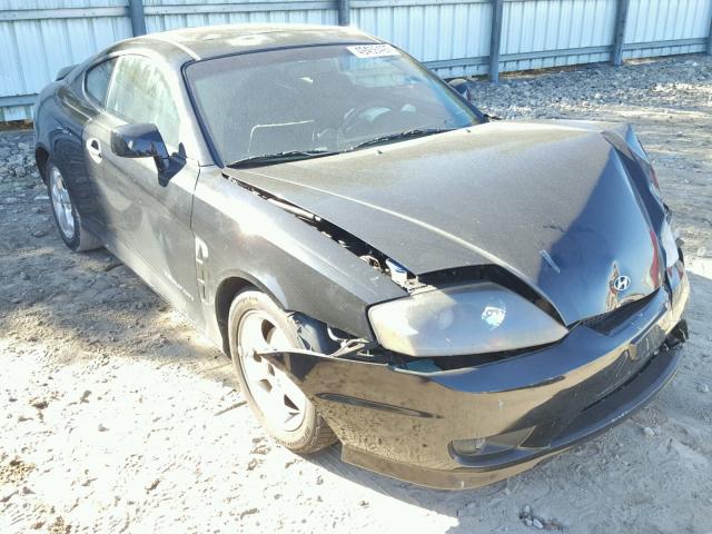 KMHHM65D56U223413 - 2006 HYUNDAI TIBURON GS BLACK photo 1