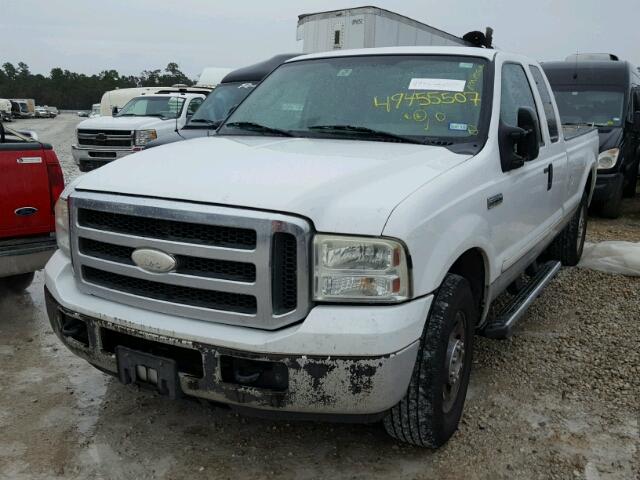 1FTSX20595EB77328 - 2005 FORD F250 SUPER WHITE photo 2