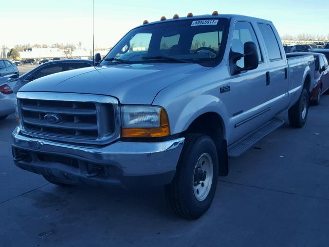 1FTNW21F7YED01057 - 2000 FORD F250 SUPER SILVER photo 2