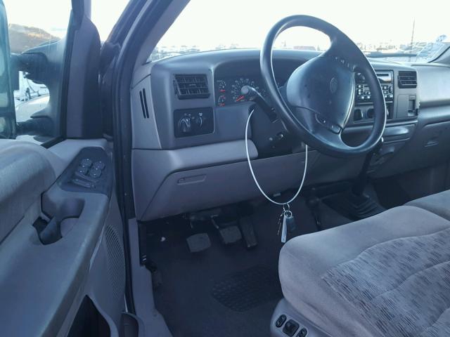 1FTNW21F7YED01057 - 2000 FORD F250 SUPER SILVER photo 9