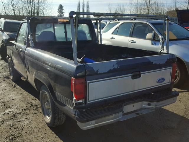 1FTCR10A6NUC63241 - 1992 FORD RANGER BLUE photo 3