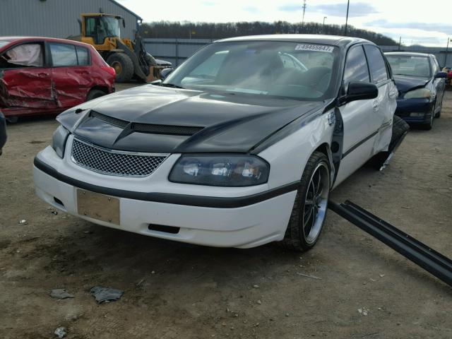 2G1WF52E359108911 - 2005 CHEVROLET IMPALA TWO TONE photo 2