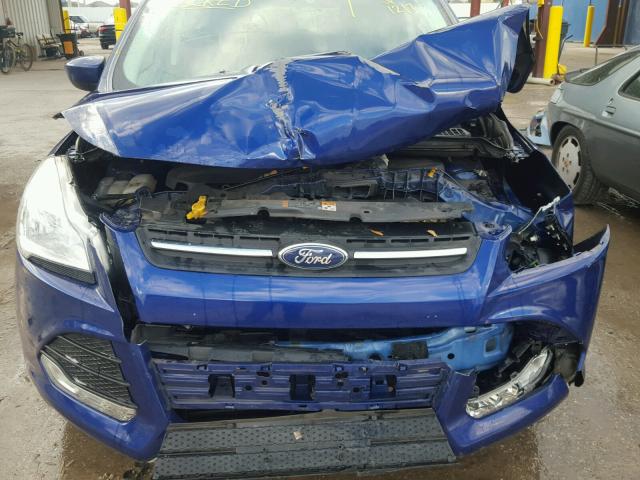 1FMCU0GX8DUD64603 - 2013 FORD ESCAPE SE BLUE photo 9