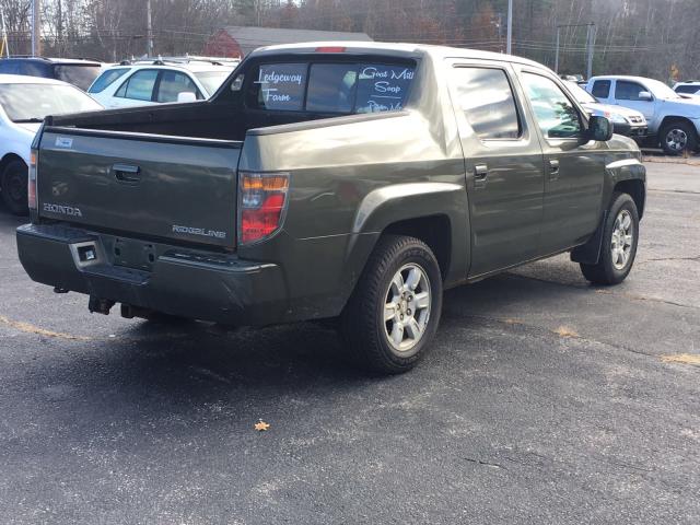 2HJYK165X6H508000 - 2006 HONDA RIDGELINE GREEN photo 4