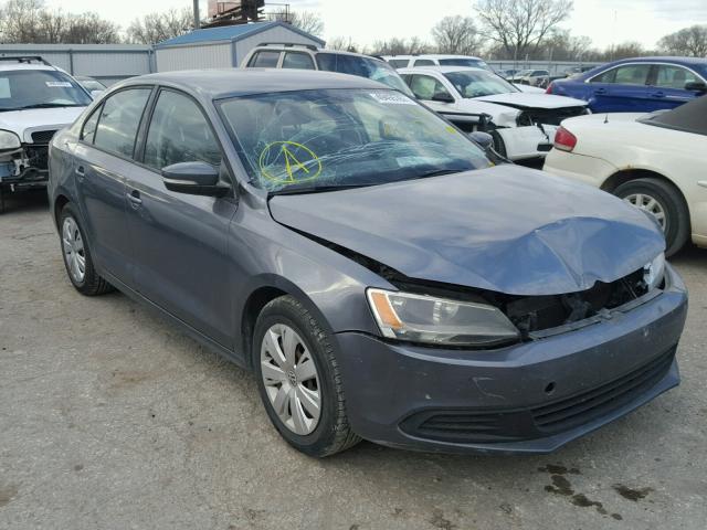 3VWDX7AJXCM348237 - 2012 VOLKSWAGEN JETTA SE GRAY photo 1