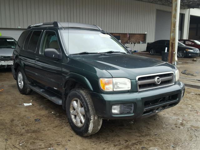 JN8DR09Y32W725337 - 2002 NISSAN PATHFINDER GREEN photo 1