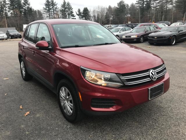WVGCV7AX5CW006313 - 2012 VOLKSWAGEN TIGUAN S BURGUNDY photo 1