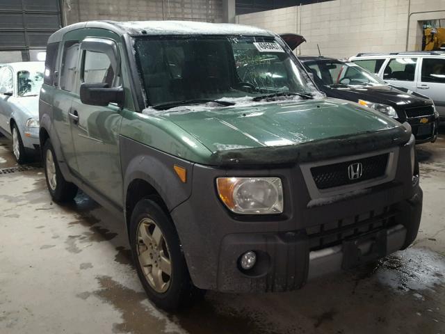 5J6YH28563L005188 - 2003 HONDA ELEMENT EX GREEN photo 1