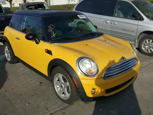 WMWMF33507TL78673 - 2007 MINI COOPER YELLOW photo 1