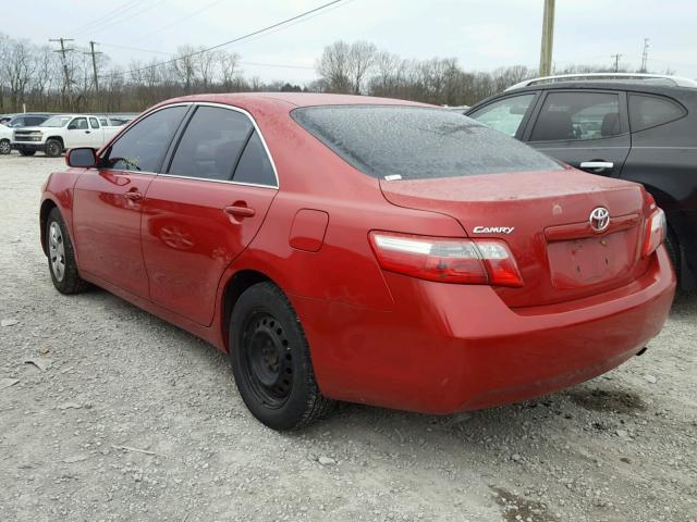 4T1BE46K57U119431 - 2007 TOYOTA CAMRY NEW RED photo 3
