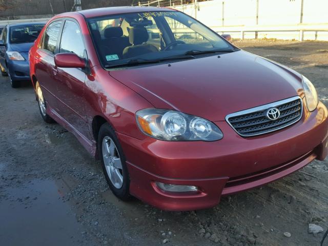 1NXBR32E27Z783216 - 2007 TOYOTA COROLLA CE BURGUNDY photo 1