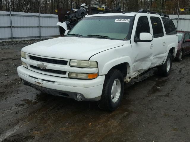 3GNFK16ZX2G335563 - 2002 CHEVROLET SUBURBAN K WHITE photo 2