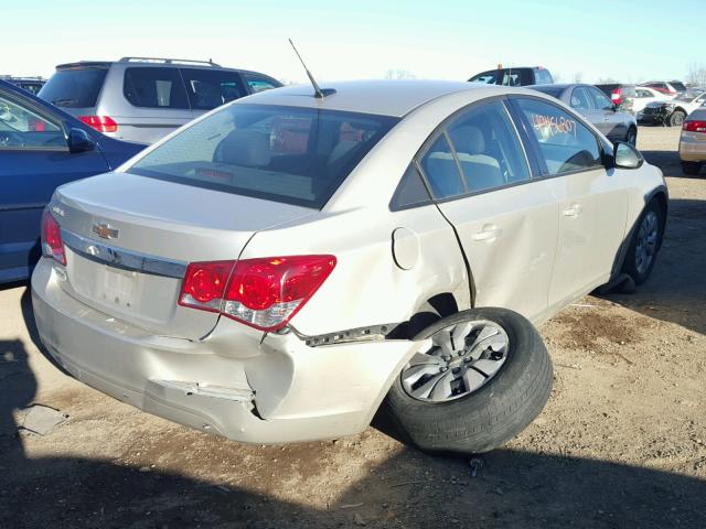 1G1PA5SH6D7222639 - 2013 CHEVROLET CRUZE LS GRAY photo 4