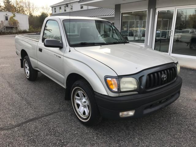 5TENL42N54Z376728 - 2004 TOYOTA TACOMA SILVER photo 1