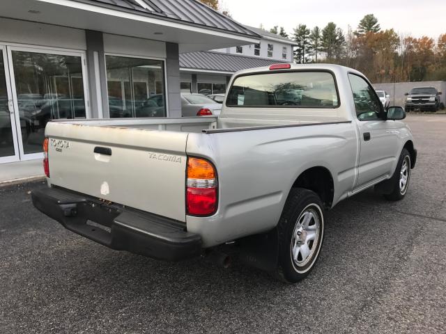 5TENL42N54Z376728 - 2004 TOYOTA TACOMA SILVER photo 4