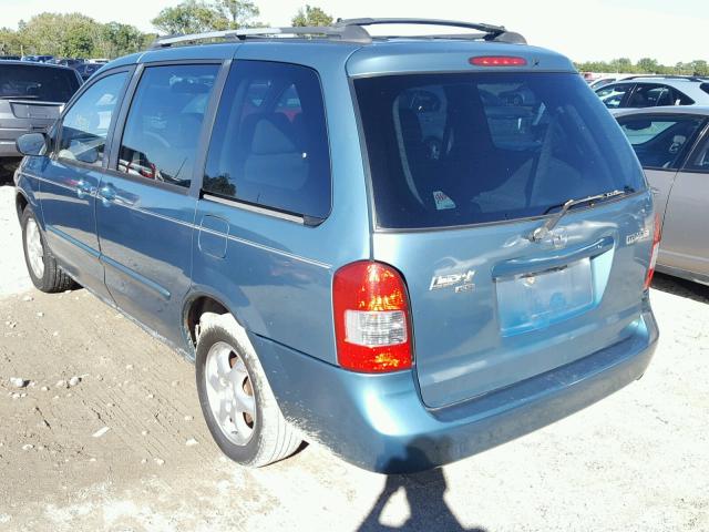 JM3LW28G4Y0120332 - 2000 MAZDA MPV WAGON BLUE photo 3