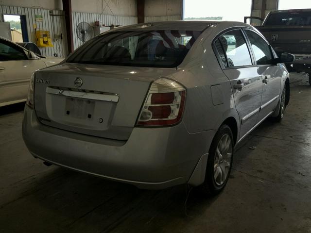 3N1AB6AP8AL654605 - 2010 NISSAN SENTRA 2.0 SILVER photo 4