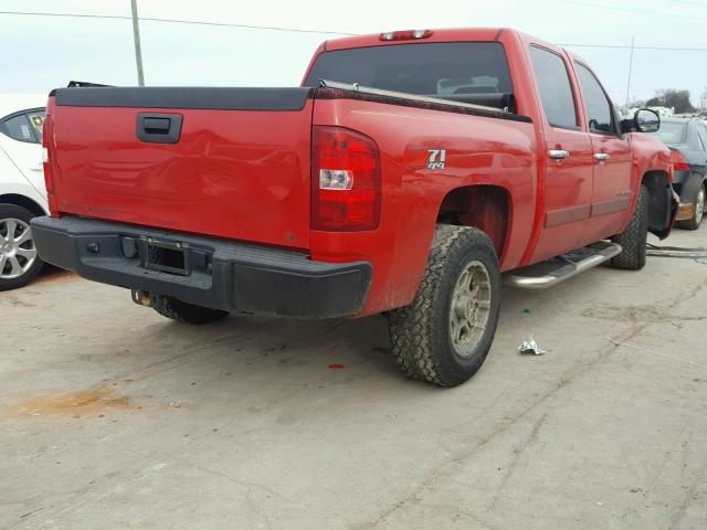 3GCEK13C77G505843 - 2007 CHEVROLET SILVERADO RED photo 4