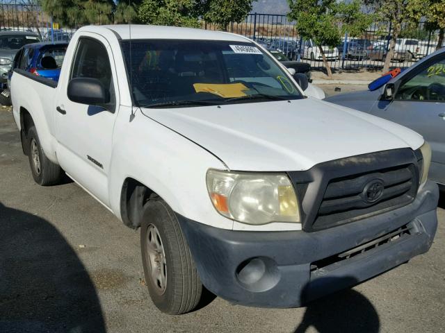 5TENX22N08Z497973 - 2008 TOYOTA TACOMA WHITE photo 1