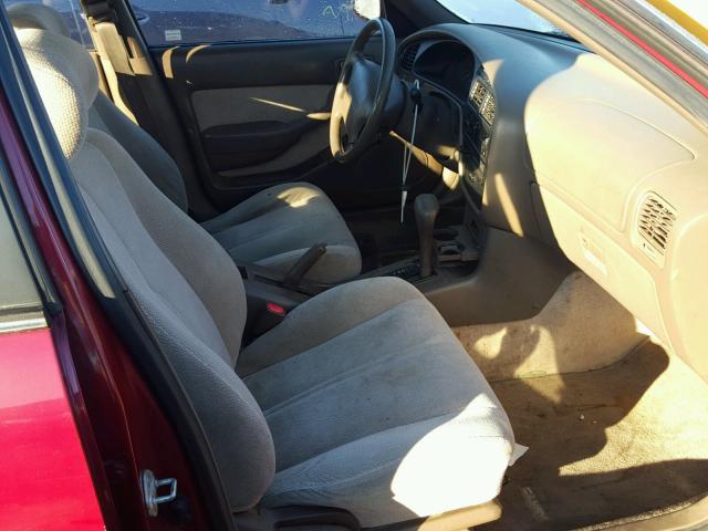 JT2SK12E6S0332912 - 1995 TOYOTA CAMRY LE წითელი ფოტო 5