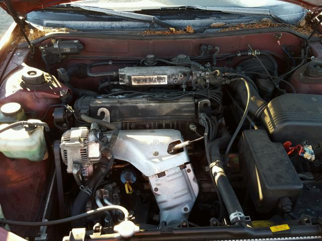 JT2SK12E6S0332912 - 1995 TOYOTA CAMRY LE წითელი ფოტო 7