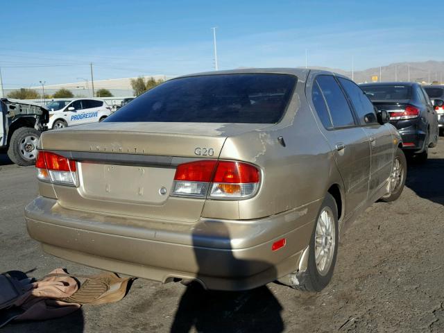 JNKCP11A0YT307134 - 2000 INFINITI G20 TAN photo 4